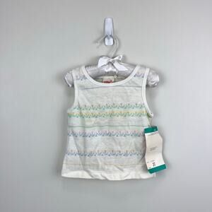 Vintage Nudnix Pastel Flower Tank Top 3T NWT